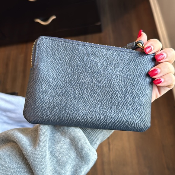 Coach Navy Wristlet - Picture 2 of 2